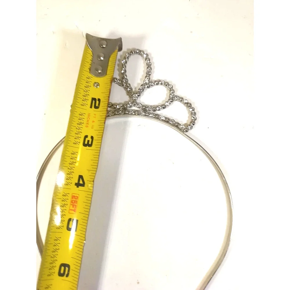 Tiara Childs Play Rhinestone Silver Tone
